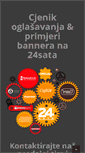 Mobile Screenshot of 24sata.biz